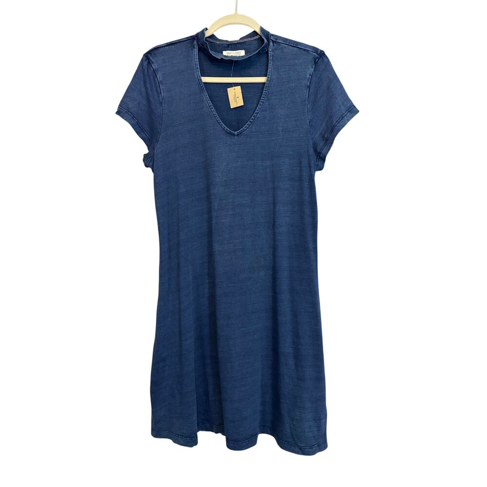American Denim Shift Dress Blue XL NWT